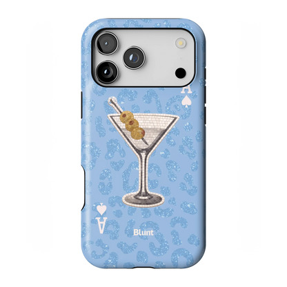 Blue Dirty Martini iPhone Case