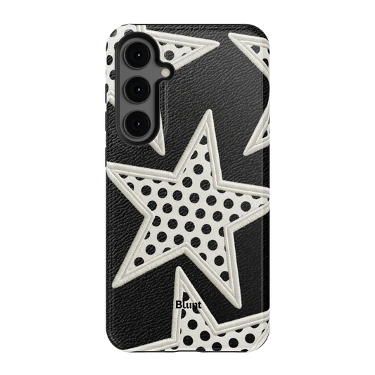 Noir Polka Star Samsung Case