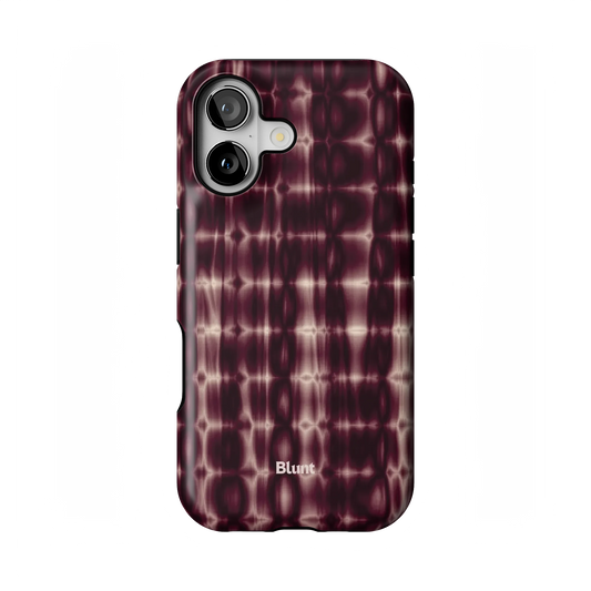 Purple Ripple iPhone Case