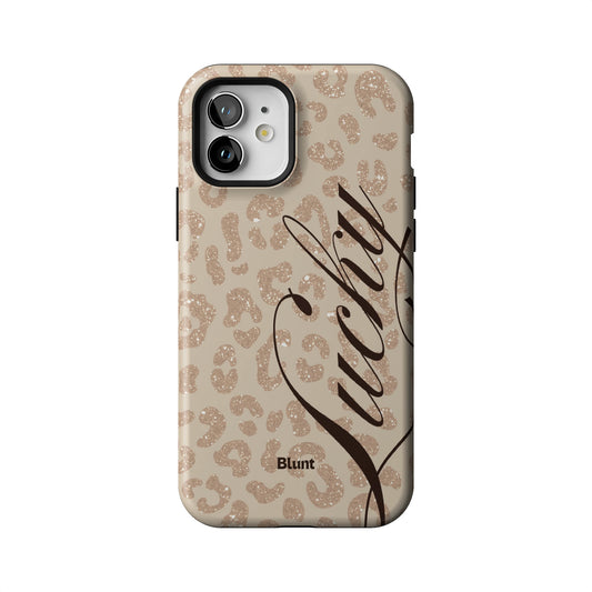 Cream Cheetah Lucky iPhone Case gallery - Iphone_12_Iphone_1