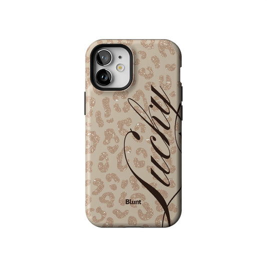 Cream Cheetah Lucky iPhone Case gallery - Iphone_12_Mini_Air_Plus_1