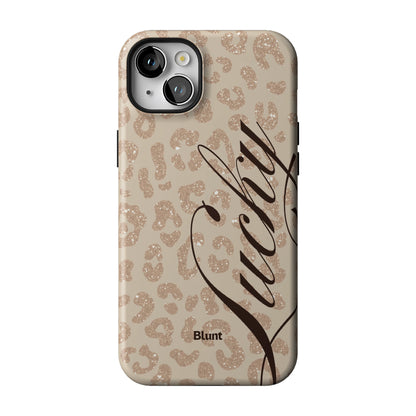 Cream Cheetah Lucky iPhone Case gallery - Iphone_14_Mini_Air_Plus_1