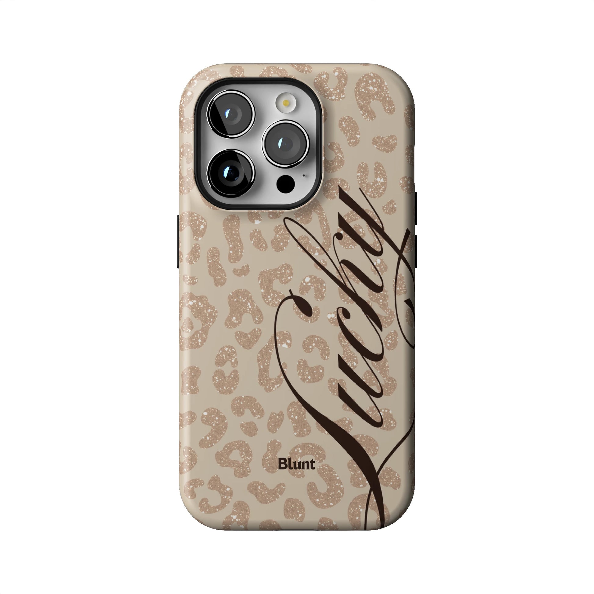 Cream Cheetah Lucky iPhone Case gallery - Iphone_14_Pro_1