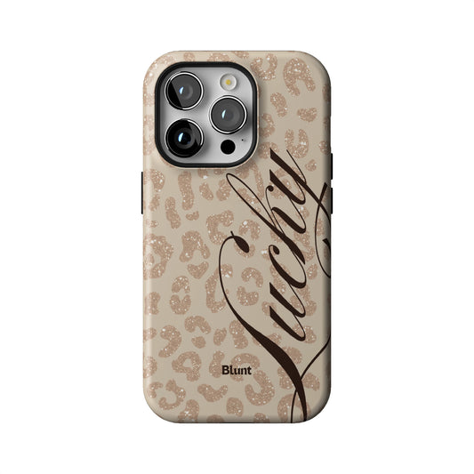 Cream Cheetah Lucky iPhone Case gallery - Iphone_14_Pro_1