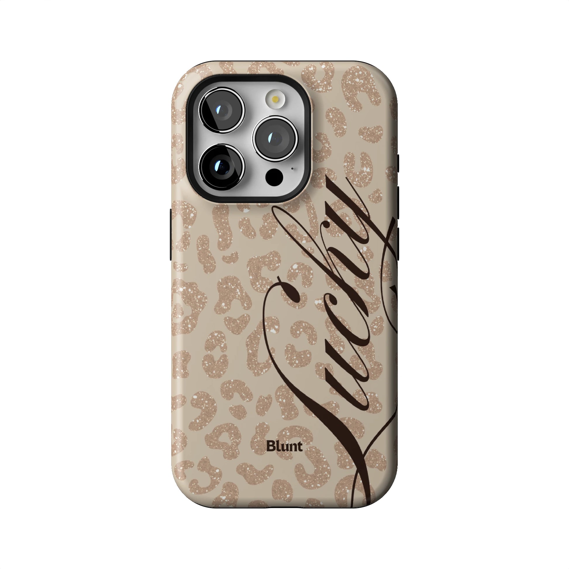 Cream Cheetah Lucky iPhone Case gallery - Iphone_15_Pro_1