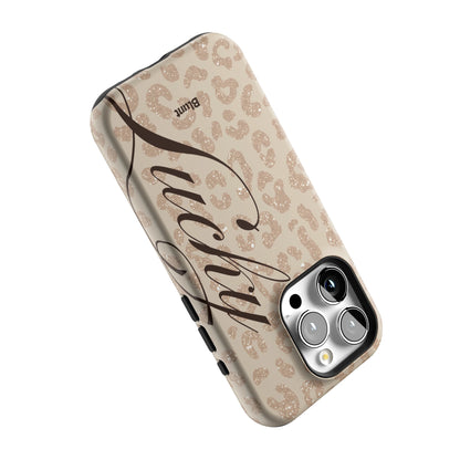 Cream Cheetah Lucky iPhone Case gallery - Iphone_15_Pro_5