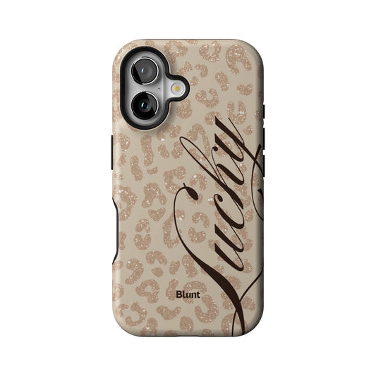 Cream Cheetah Lucky iPhone Case gallery - Iphone_16_Iphone_1