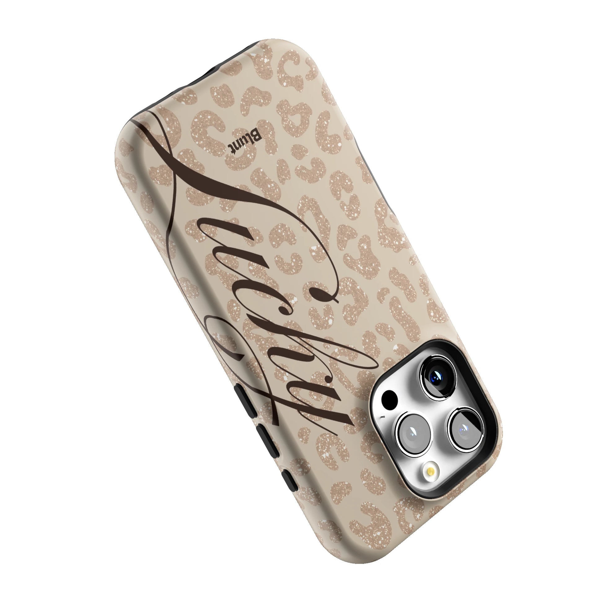 Cream Cheetah Lucky iPhone Case gallery - Iphone_16_Pro_5