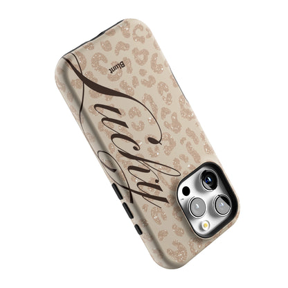 Cream Cheetah Lucky iPhone Case gallery - Iphone_16_Pro_5