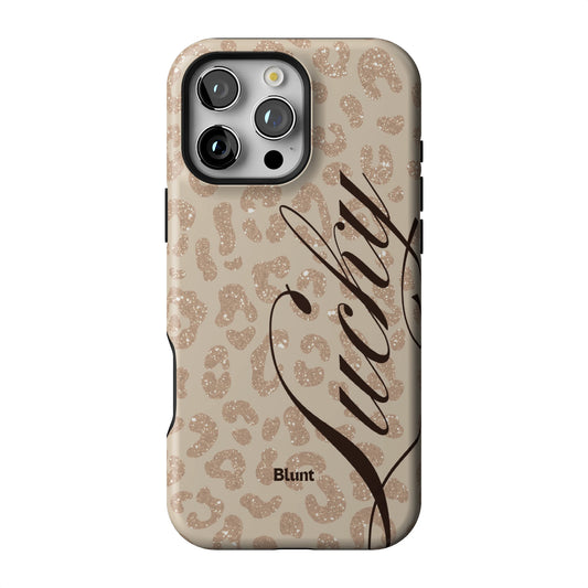 Cream Cheetah Lucky iPhone Case gallery - Iphone_16_Pro_Max_1