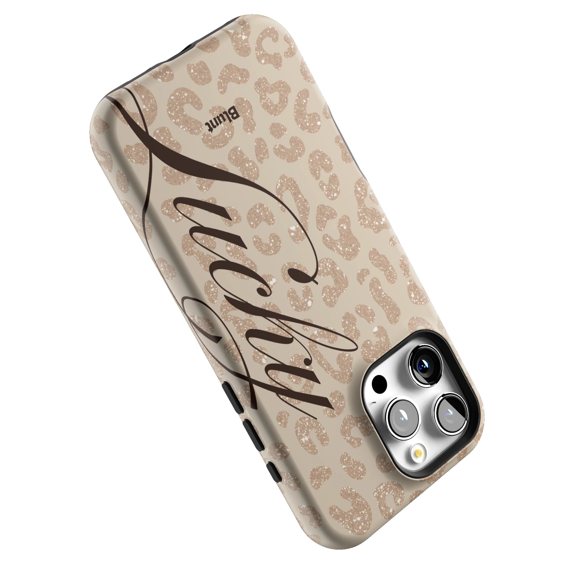 Cream Cheetah Lucky iPhone Case gallery - Iphone_16_Pro_Max_5