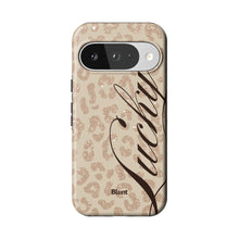 Cream Cheetah Lucky Pixel Case