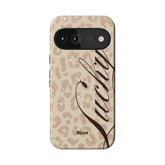 Cream Cheetah Lucky Pixel Case - Blunt Cases