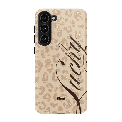 Cream Cheetah Lucky Samsung Case - Blunt Cases