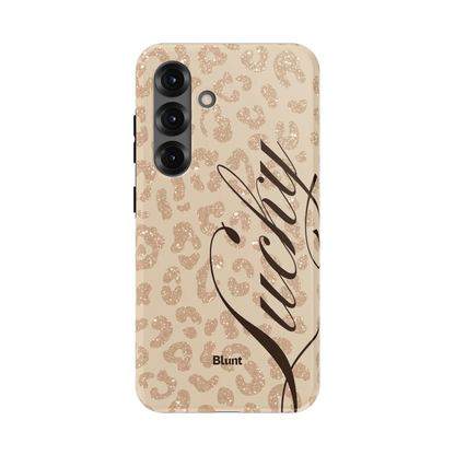Cream Cheetah Lucky Samsung Case - Blunt Cases
