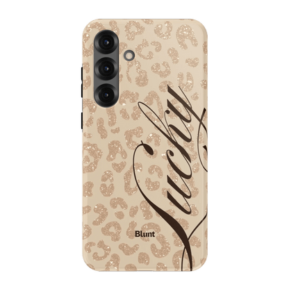 Cream Cheetah Lucky Samsung Case - Blunt Cases