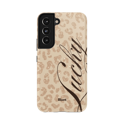 Cream Cheetah Lucky Samsung Case - Blunt Cases