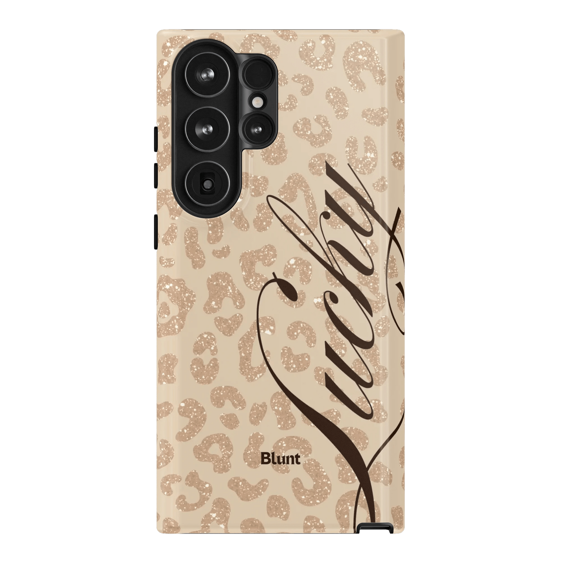 Cream Cheetah Lucky Samsung Case - Blunt Cases