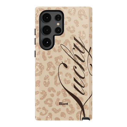 Cream Cheetah Lucky Samsung Case - Blunt Cases