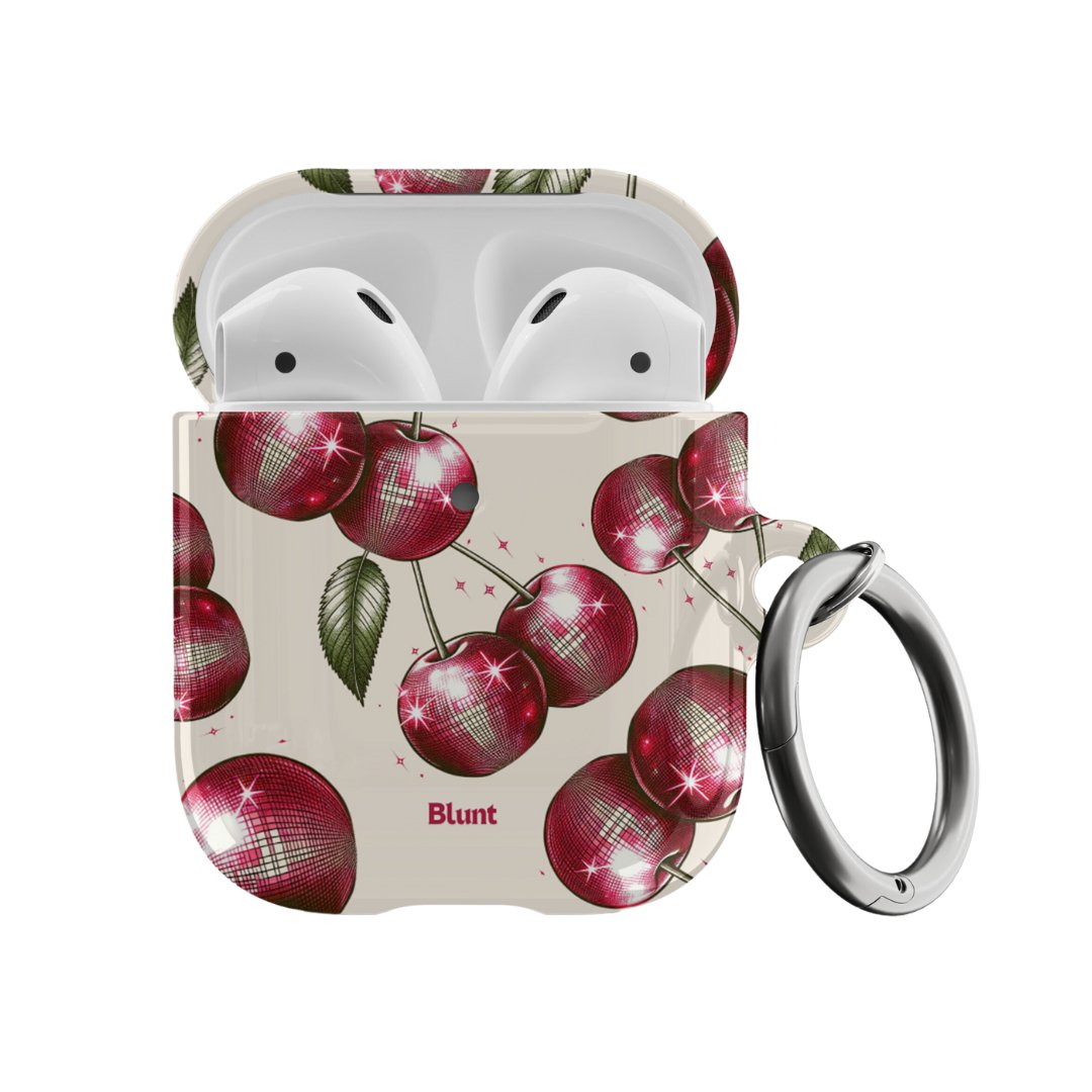 Cream Cherry Party Airpod Case - blunt cases