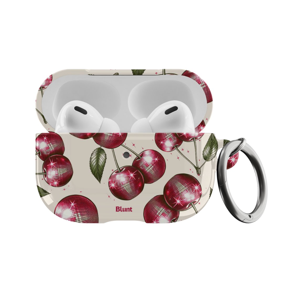 Cream Cherry Party Airpod Case - blunt cases