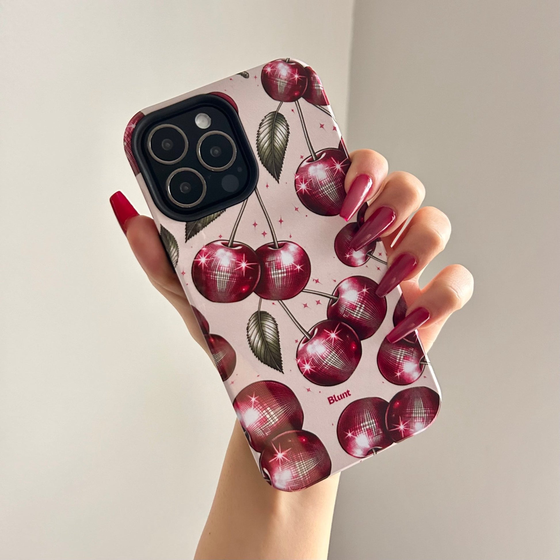 Cream Cherry Party iPhone Case - blunt cases