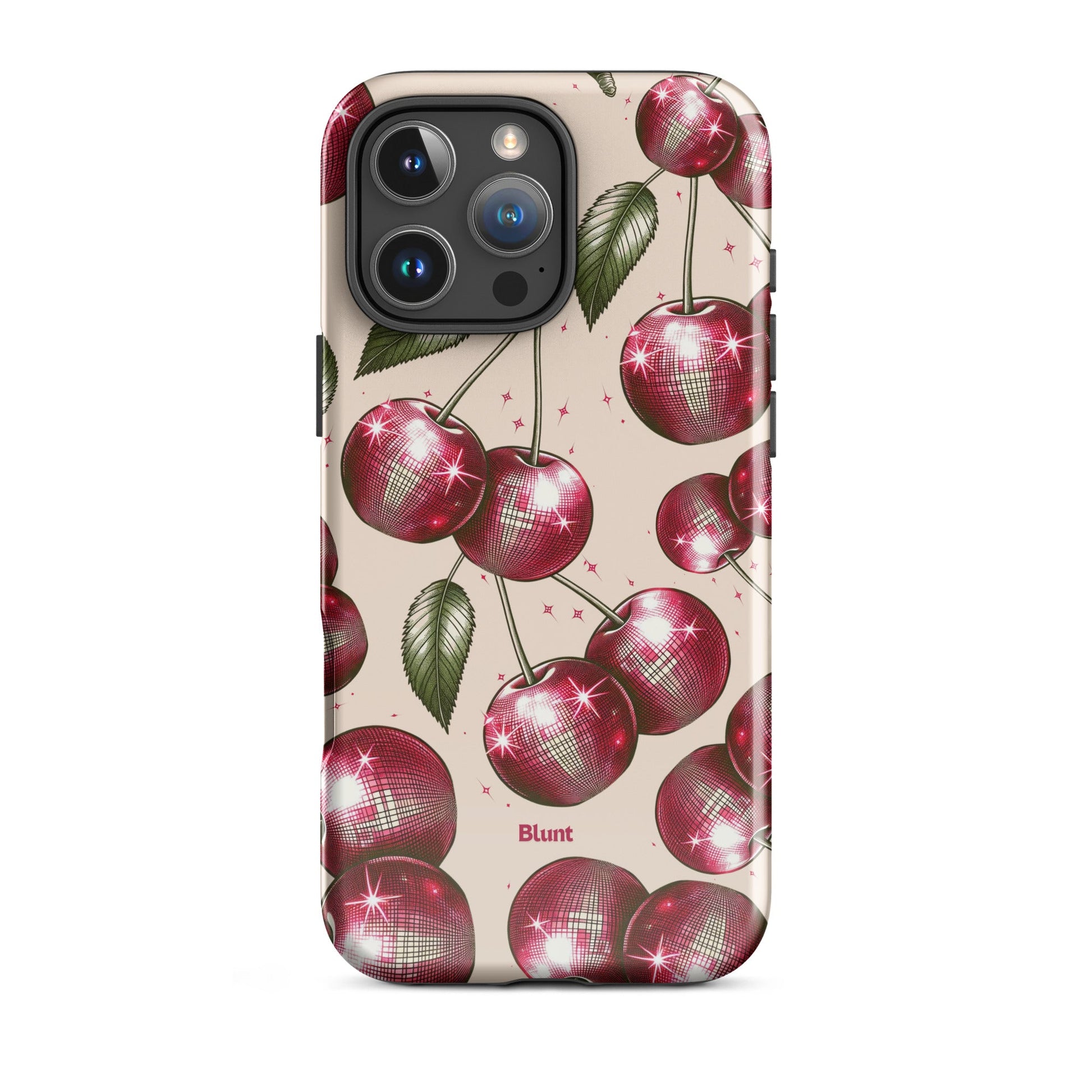 Cream Cherry Party iPhone Case - Blunt Cases