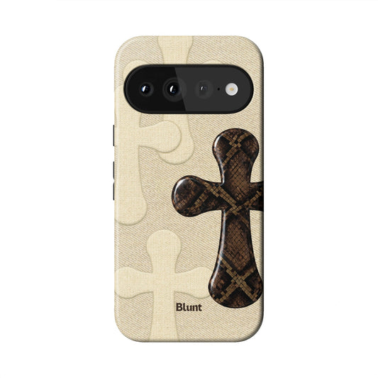 Cream Patch Pixel Case - Blunt Cases