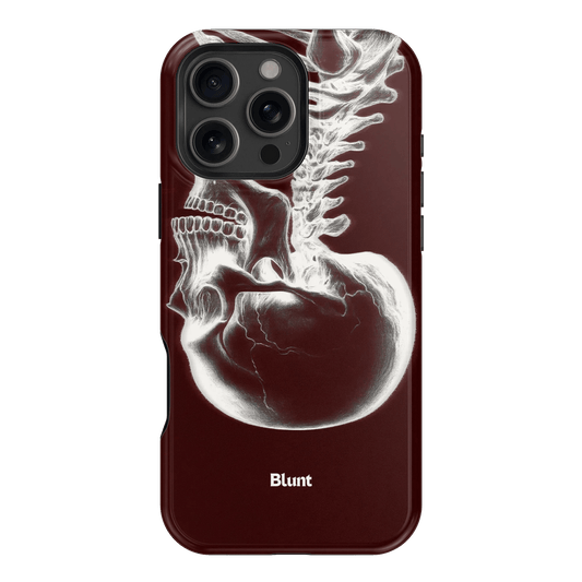 Crimson Cranium iPhone Case - Blunt Cases
