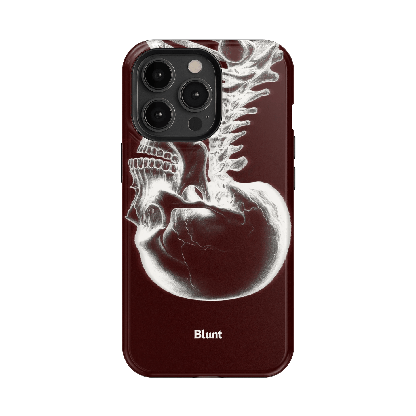 Crimson Cranium iPhone Case - Blunt Cases