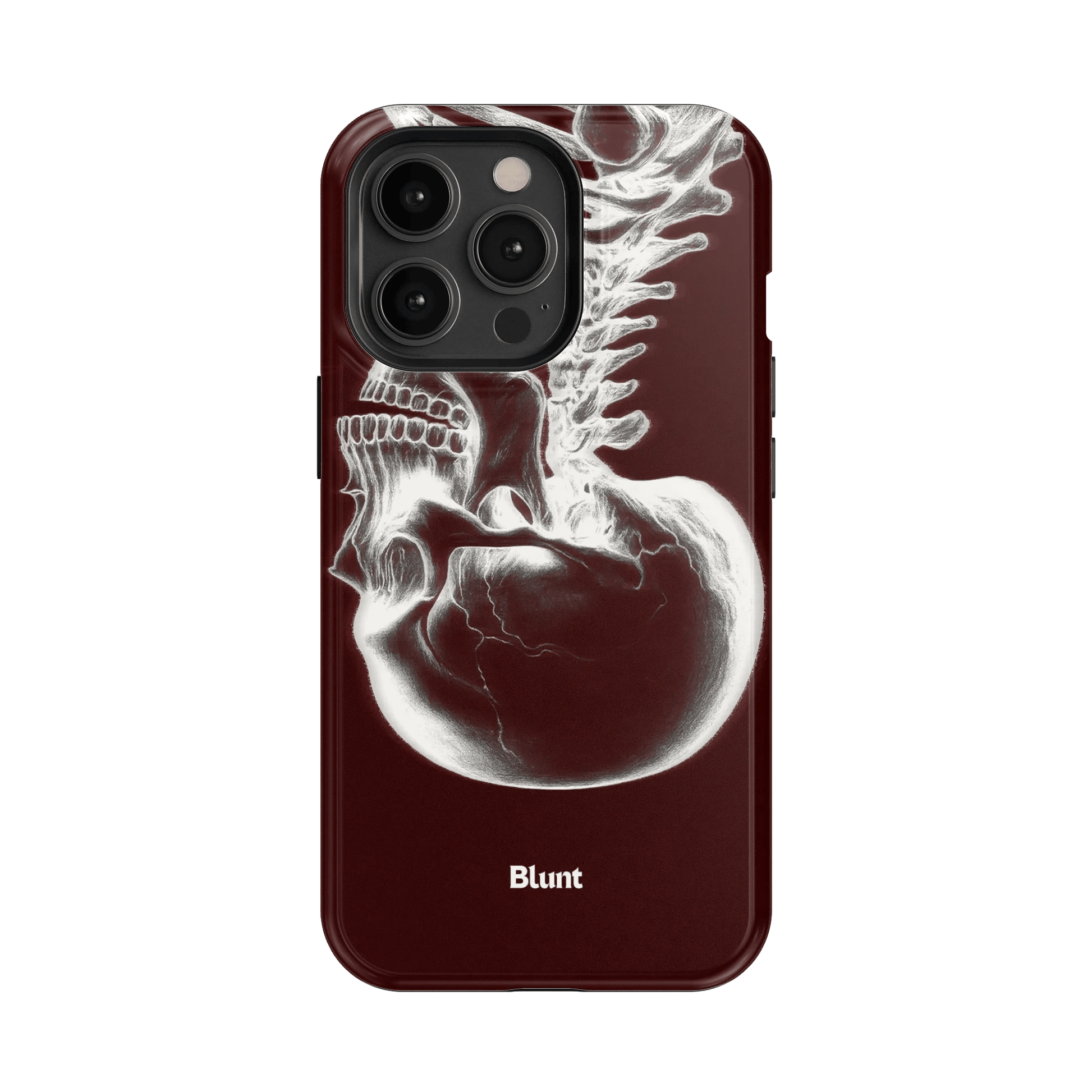 Crimson Cranium iPhone Case - Blunt Cases