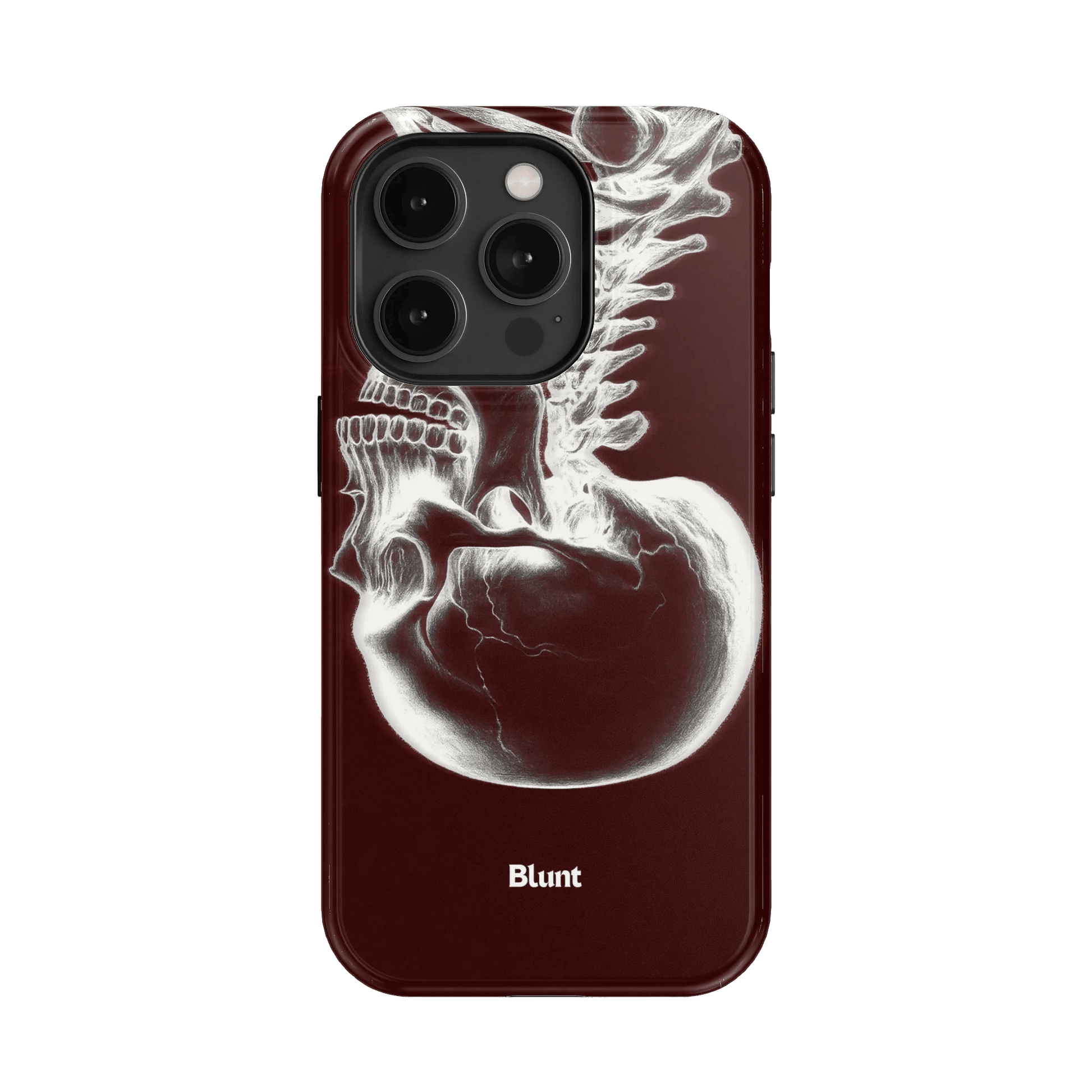 Crimson Cranium iPhone Case - Blunt Cases
