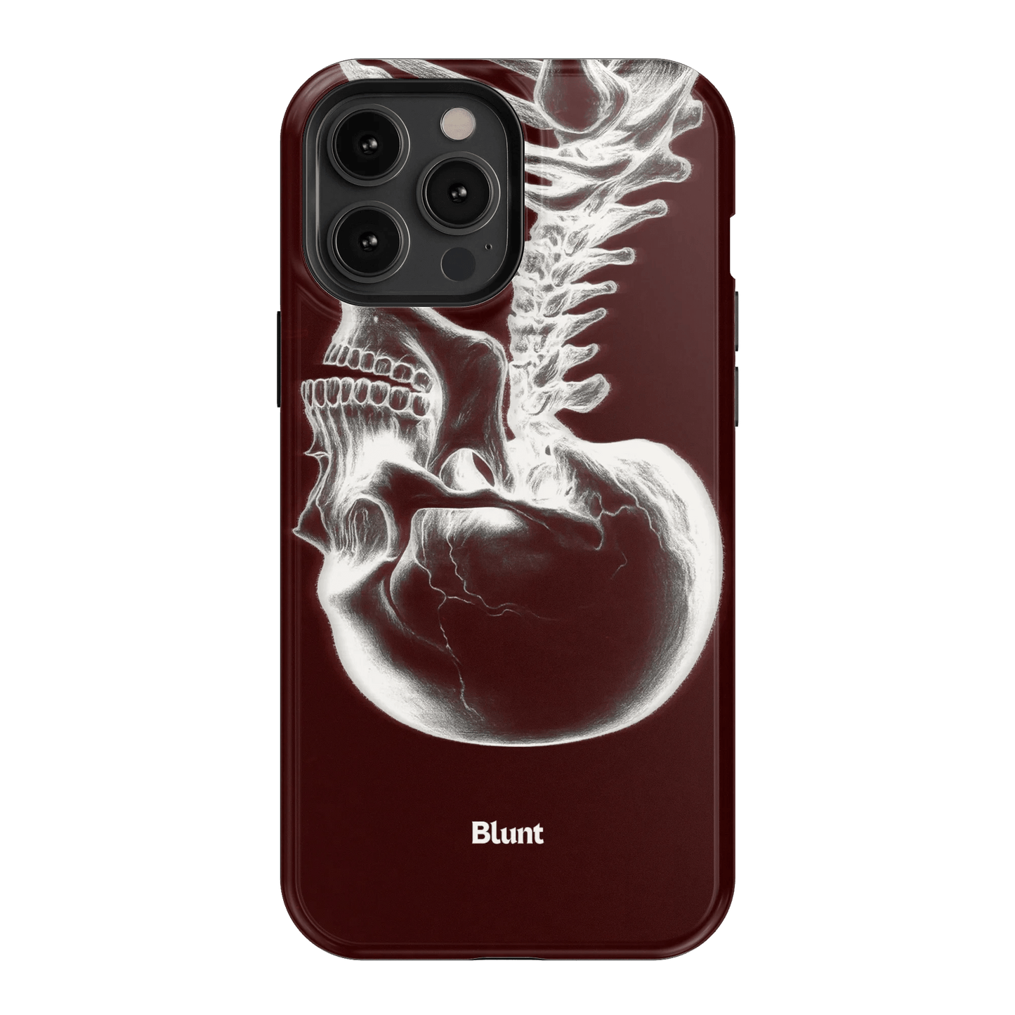 Crimson Cranium iPhone Case - Blunt Cases