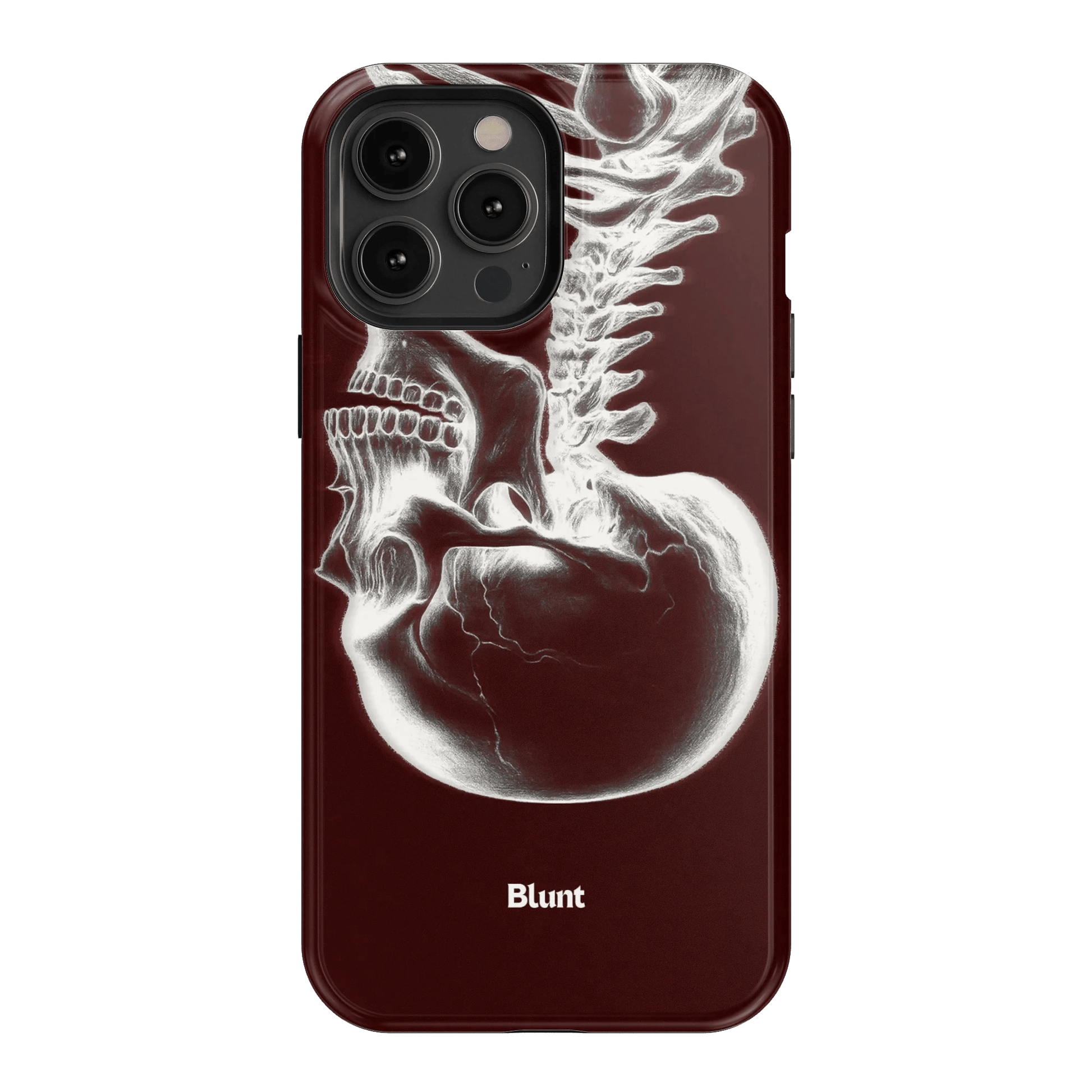 Crimson Cranium iPhone Case - Blunt Cases