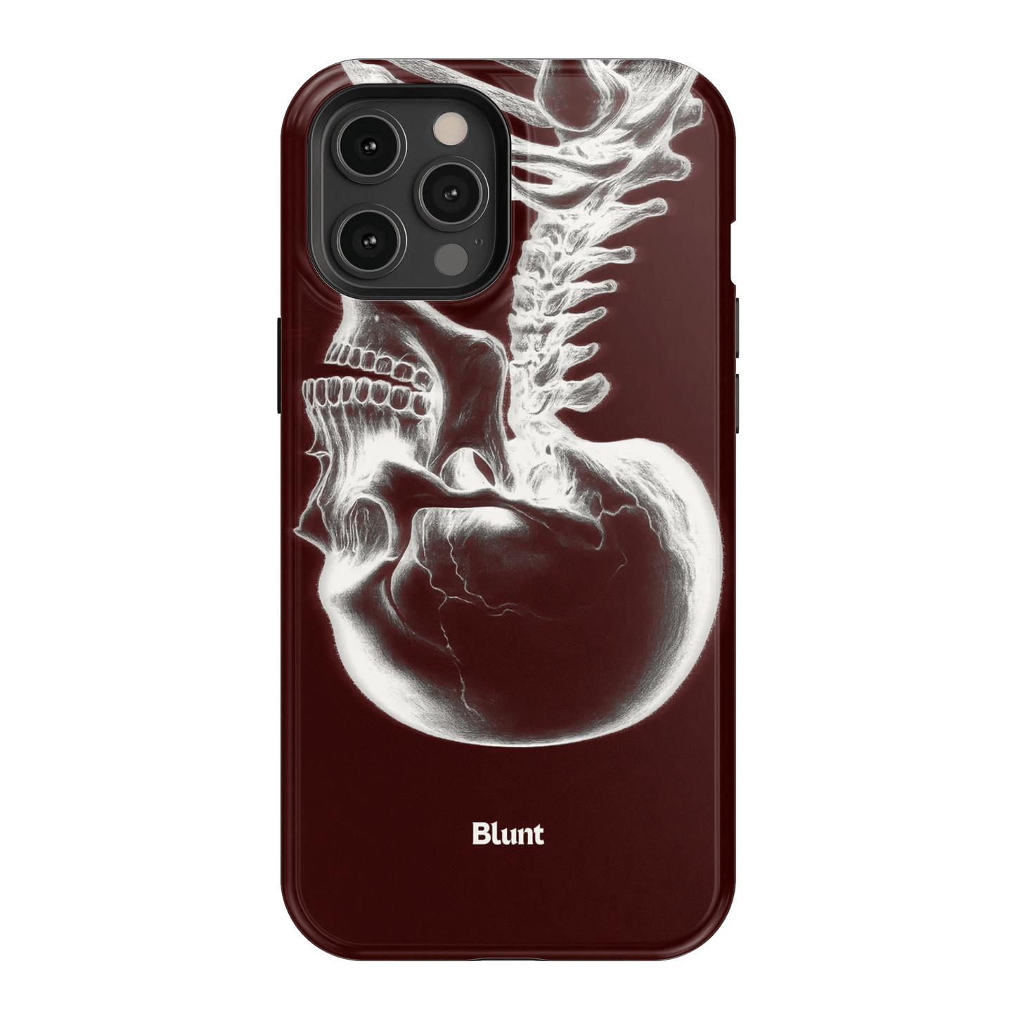 Crimson Cranium iPhone Case - Blunt Cases