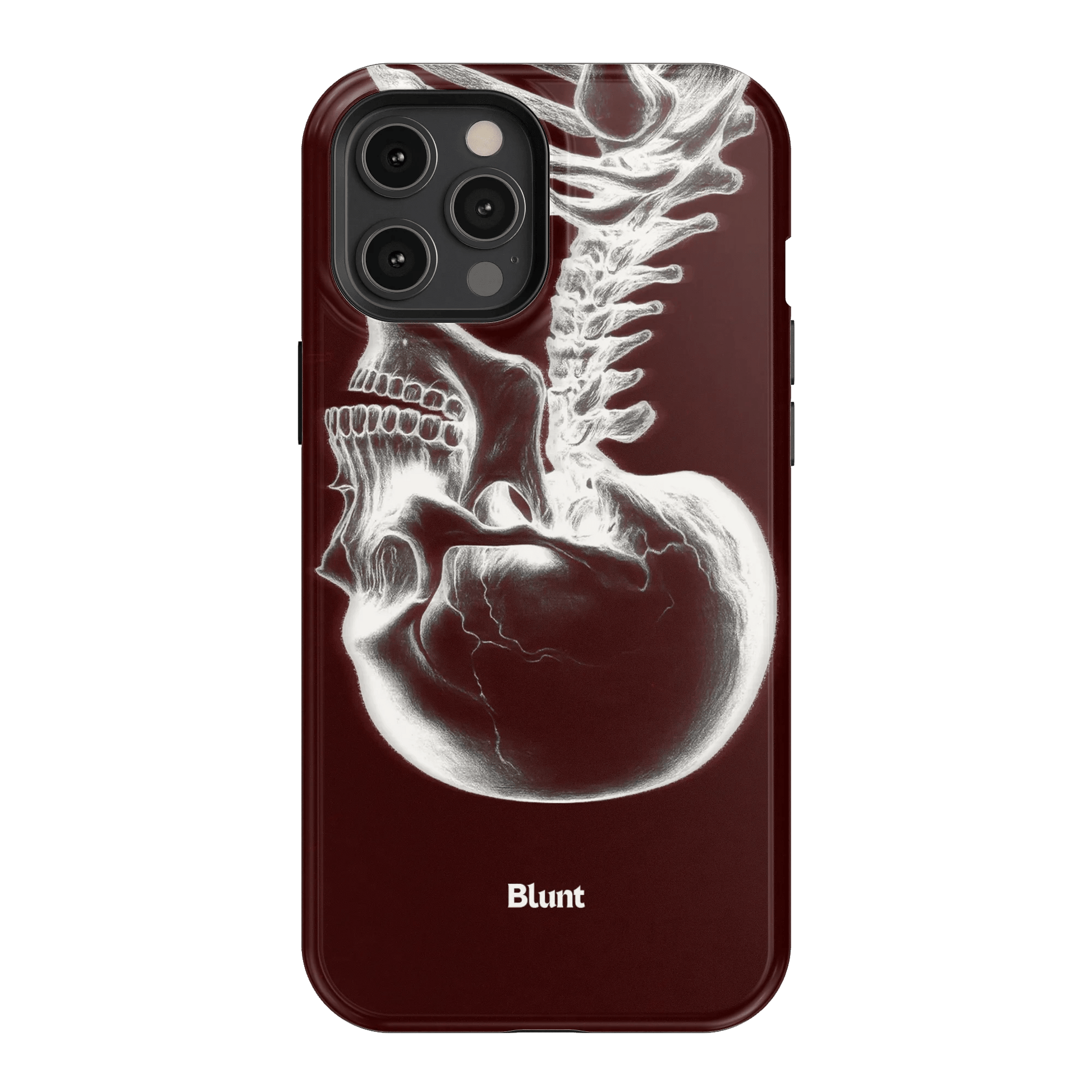 Crimson Cranium iPhone Case - Blunt Cases