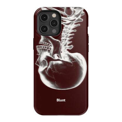 Crimson Cranium iPhone Case - Blunt Cases