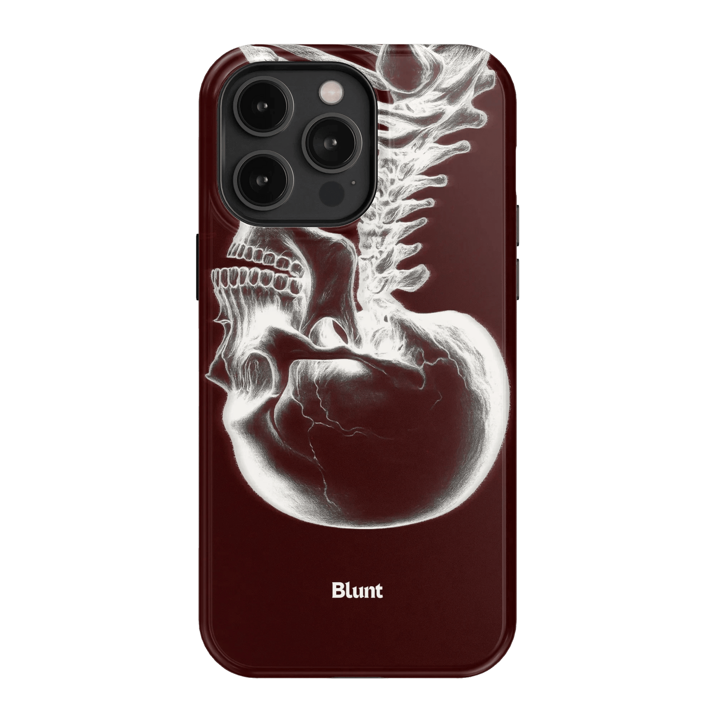 Crimson Cranium iPhone Case - Blunt Cases