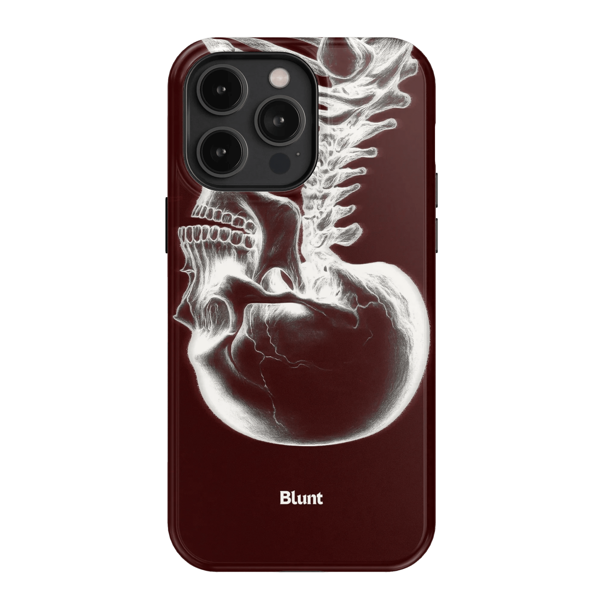 Crimson Cranium iPhone Case - Blunt Cases