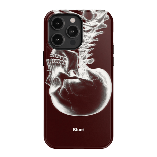 Crimson Cranium iPhone Case - Blunt Cases