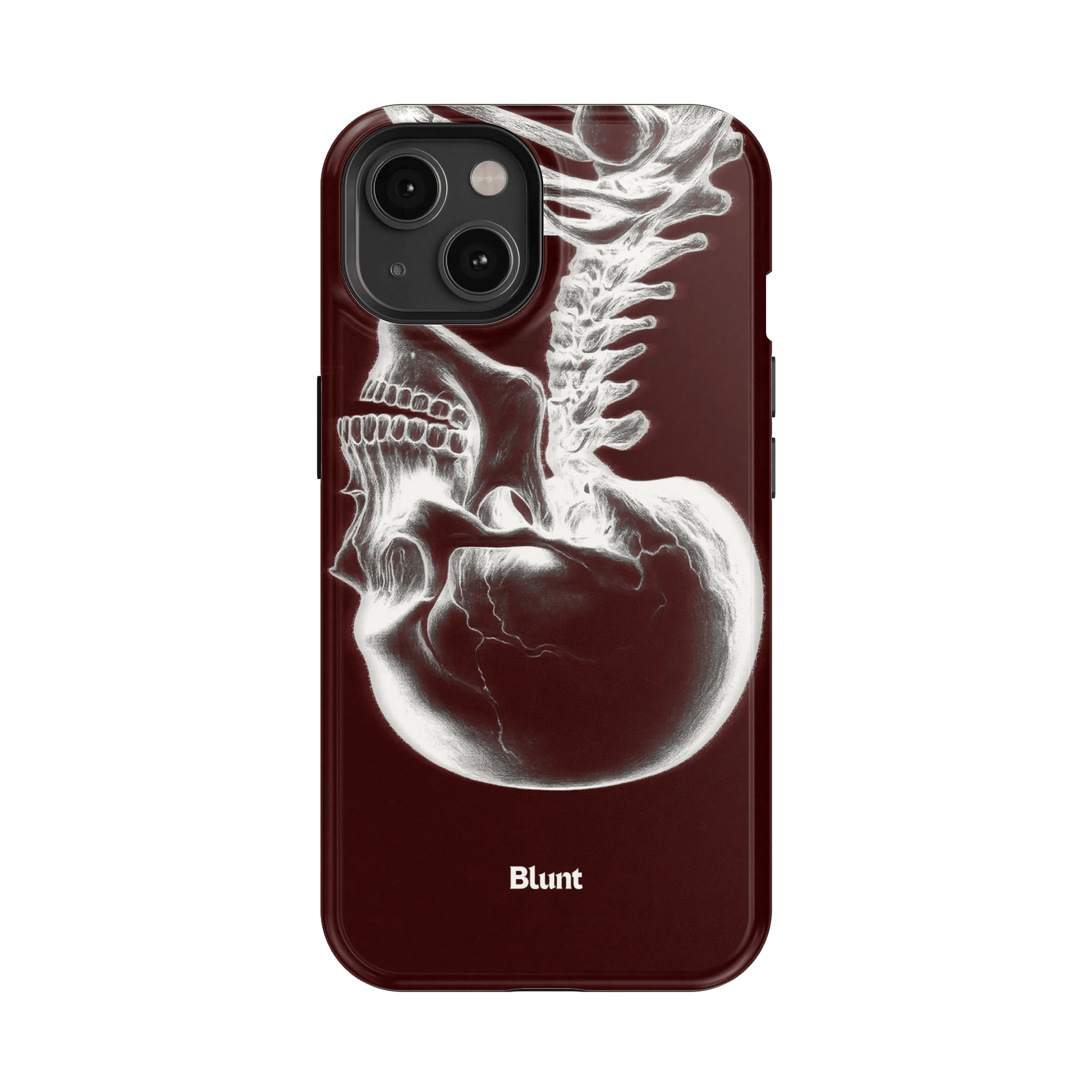 Crimson Cranium iPhone Case - Blunt Cases