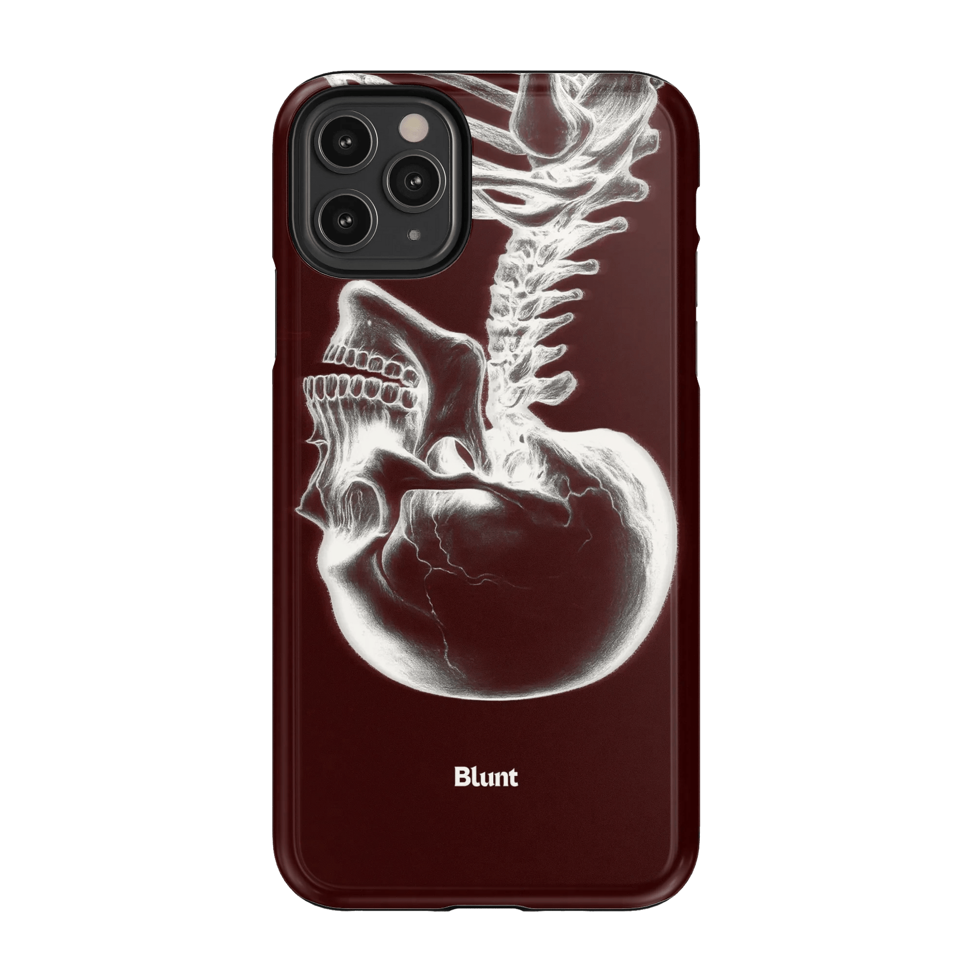 Crimson Cranium iPhone Case - Blunt Cases