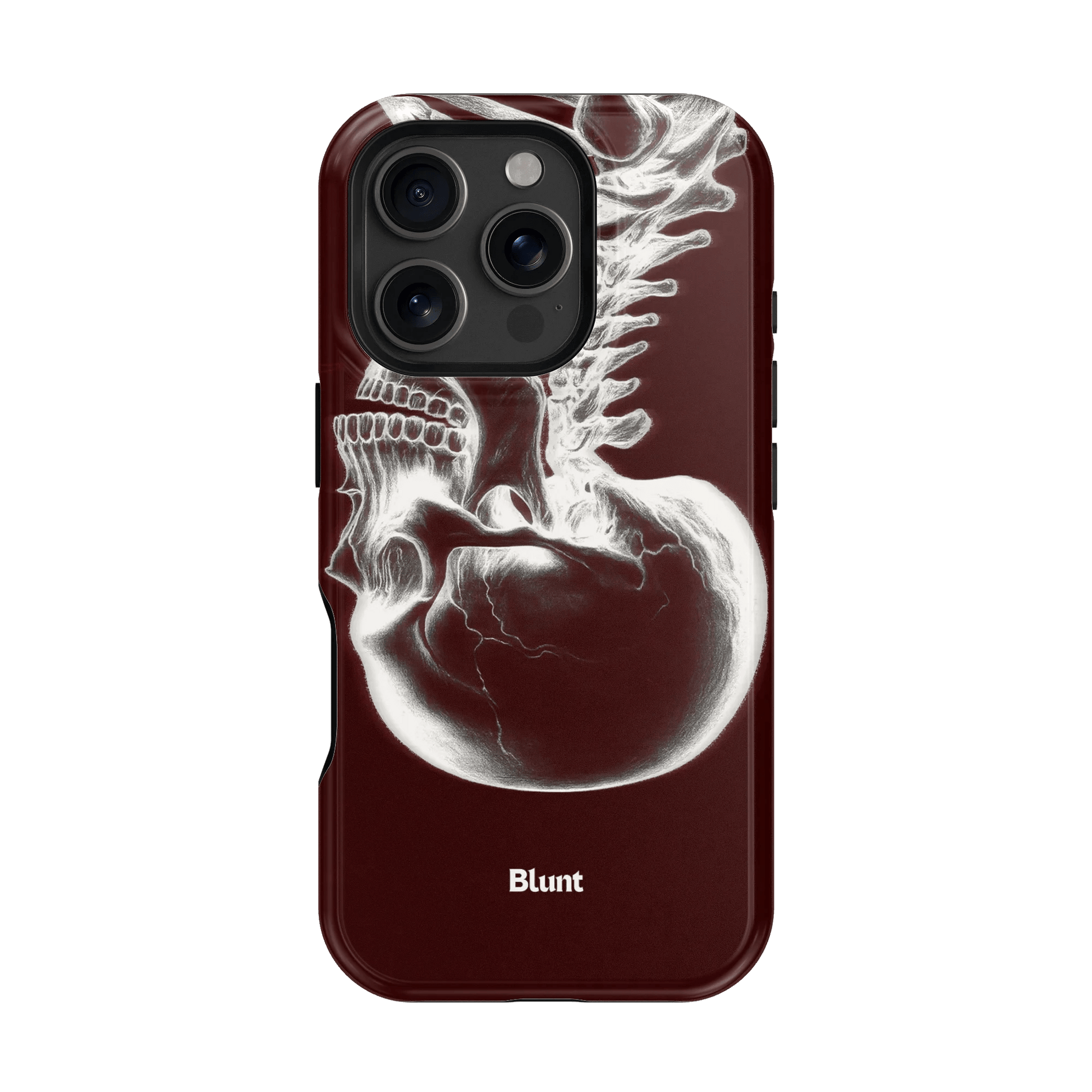 Crimson Cranium iPhone Case - Blunt Cases