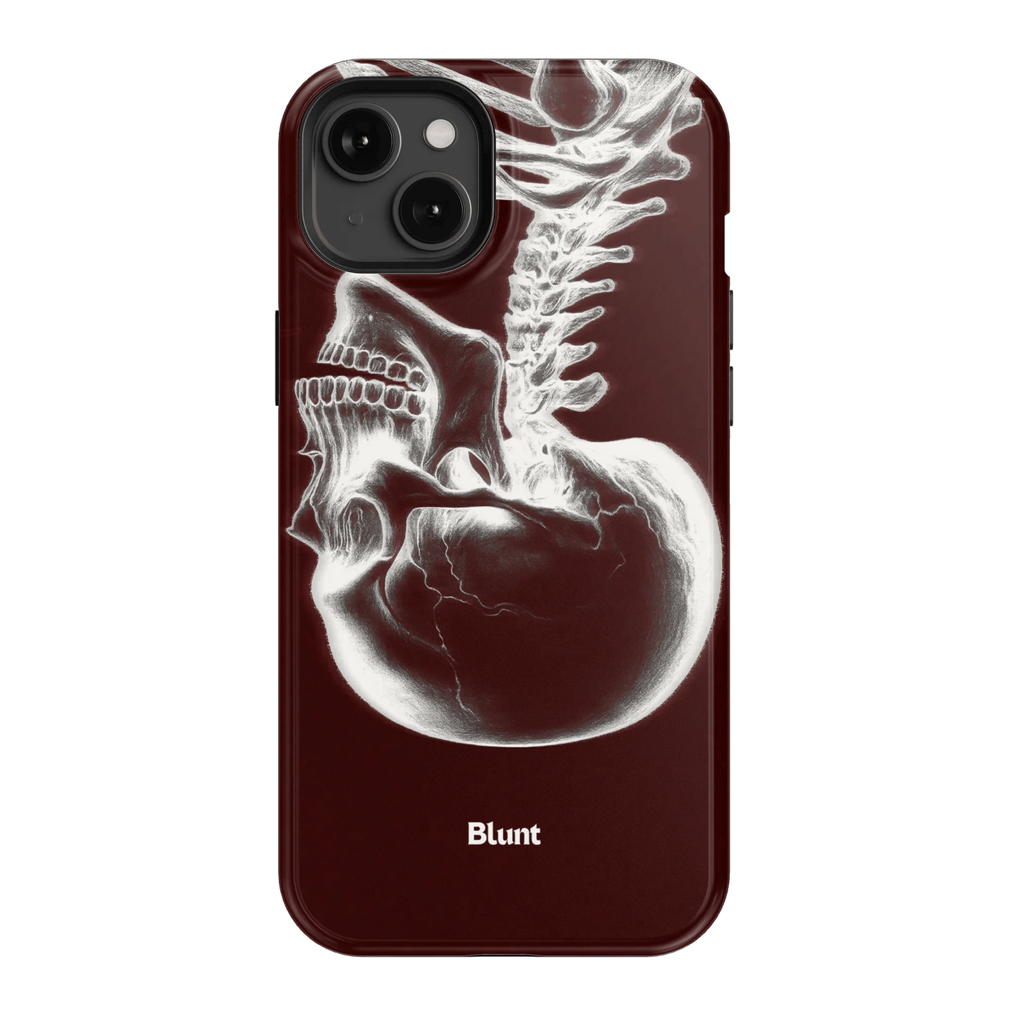 Crimson Cranium iPhone Case - Blunt Cases