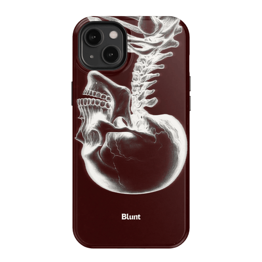 Crimson Cranium iPhone Case - Blunt Cases