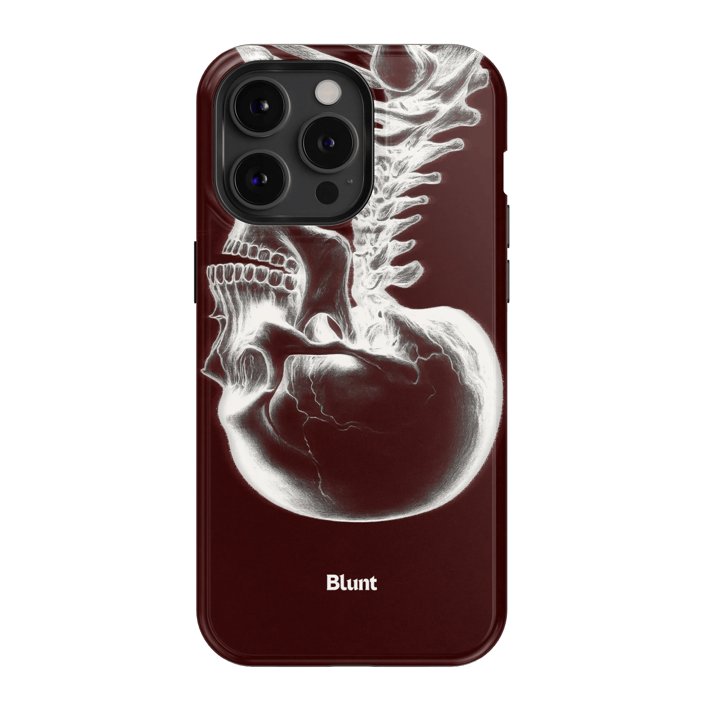 Crimson Cranium iPhone Case - Blunt Cases