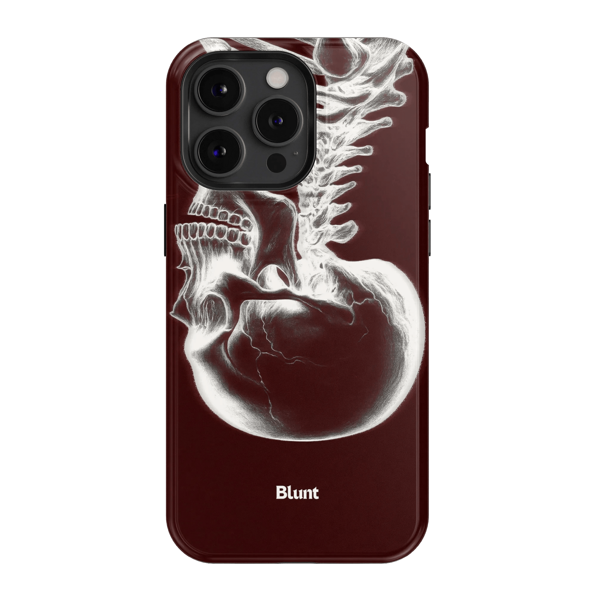 Crimson Cranium iPhone Case - Blunt Cases