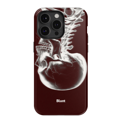 Crimson Cranium iPhone Case - Blunt Cases