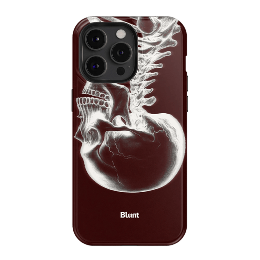 Crimson Cranium iPhone Case - Blunt Cases