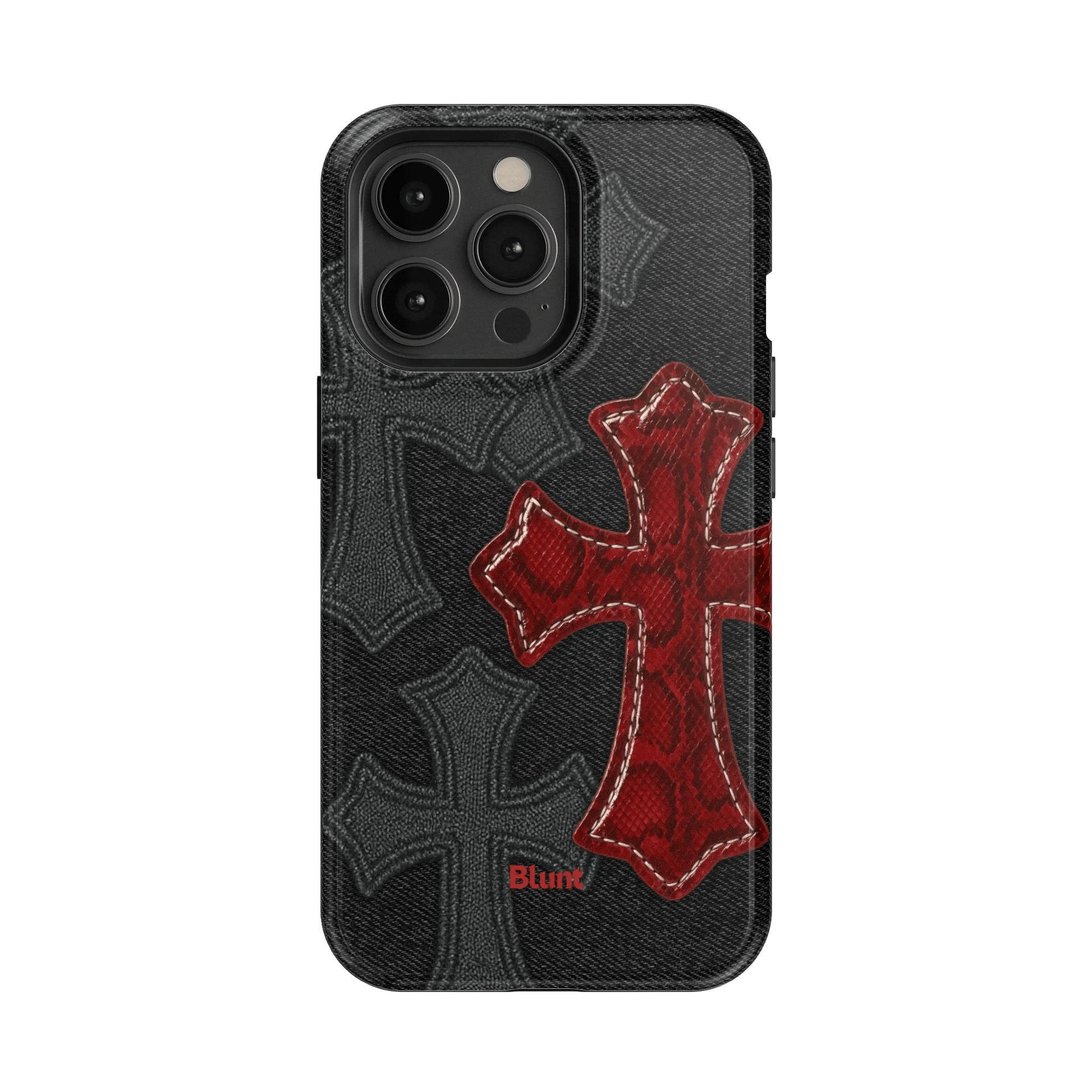 Crimson Cross iPhone Case - Blunt Cases